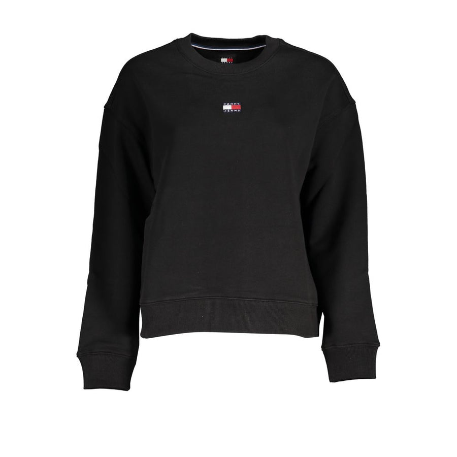 Tommy Hilfiger Black Cotton Sweatshirt for Men