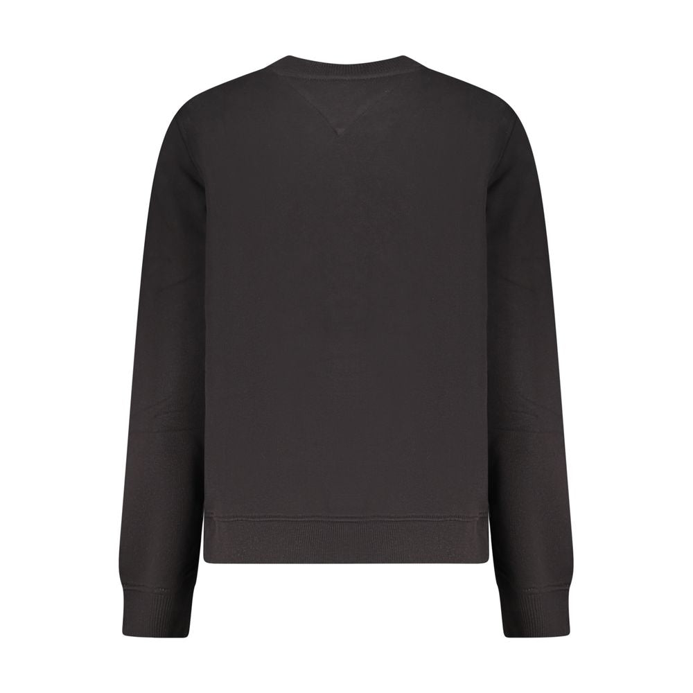 Tommy Hilfiger Women's Black Cotton Sweatshirt