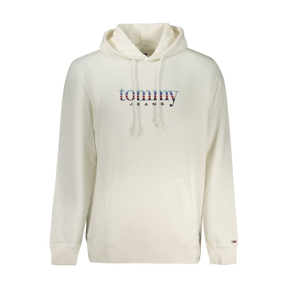 Tommy Hilfiger Men's White Cotton Hoodie
