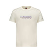 Tommy Hilfiger Bianco Baumwoll-T-Shirt für Herren