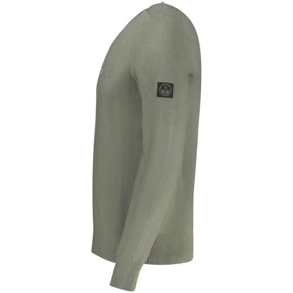 North Sails Grüner Nylon-Sweatshirt