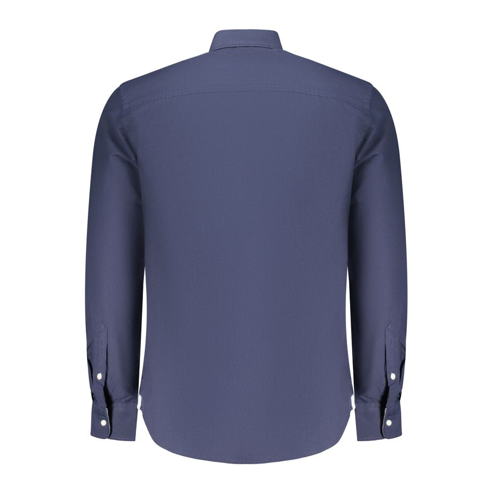 North Sails Blu Baumwollhemd Herren