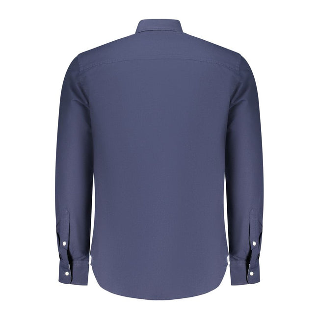 North Sails Blu Baumwollhemd Herren