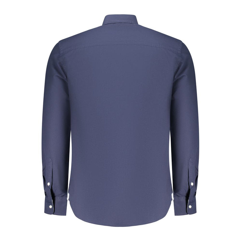 North Sails Blu Baumwollhemd Herren