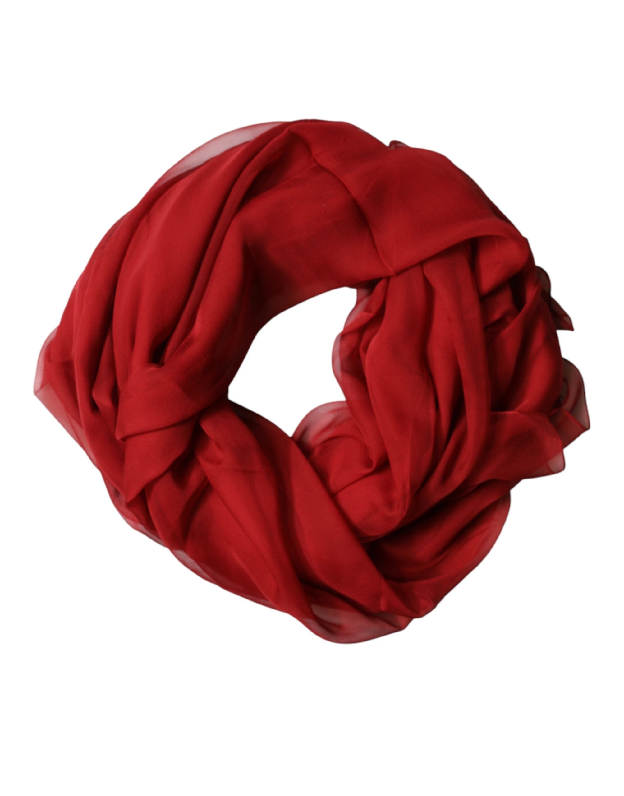 Dolce & Gabbana Rote Stola Seidenschal für Herren