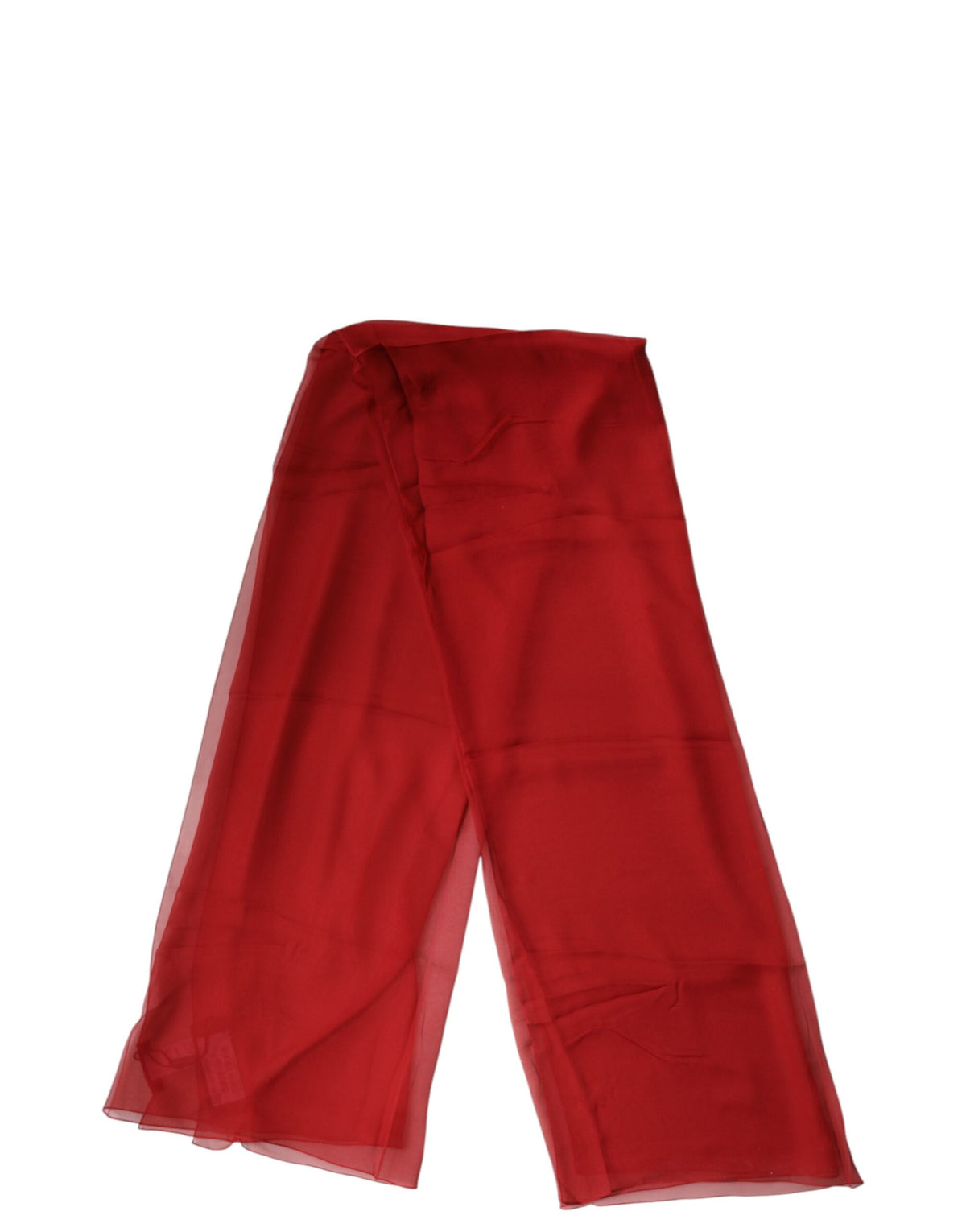 Dolce & Gabbana Red Silk Scarf for Men
