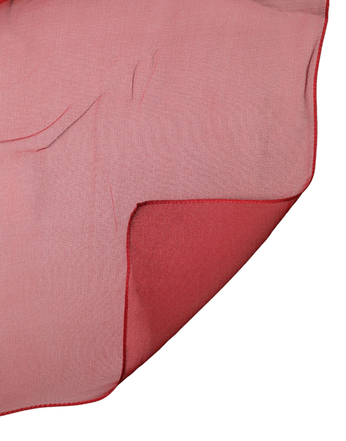 Dolce & Gabbana Red Silk Scarf for Men