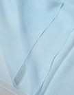Dolce & Gabbana Hellblaue Stola Seidenschal Nackenwickel Schal