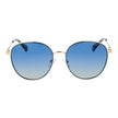 Polaroid-Sonnenbrille aus Goldmetall