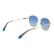 Polaroid-Sonnenbrille aus Goldmetall