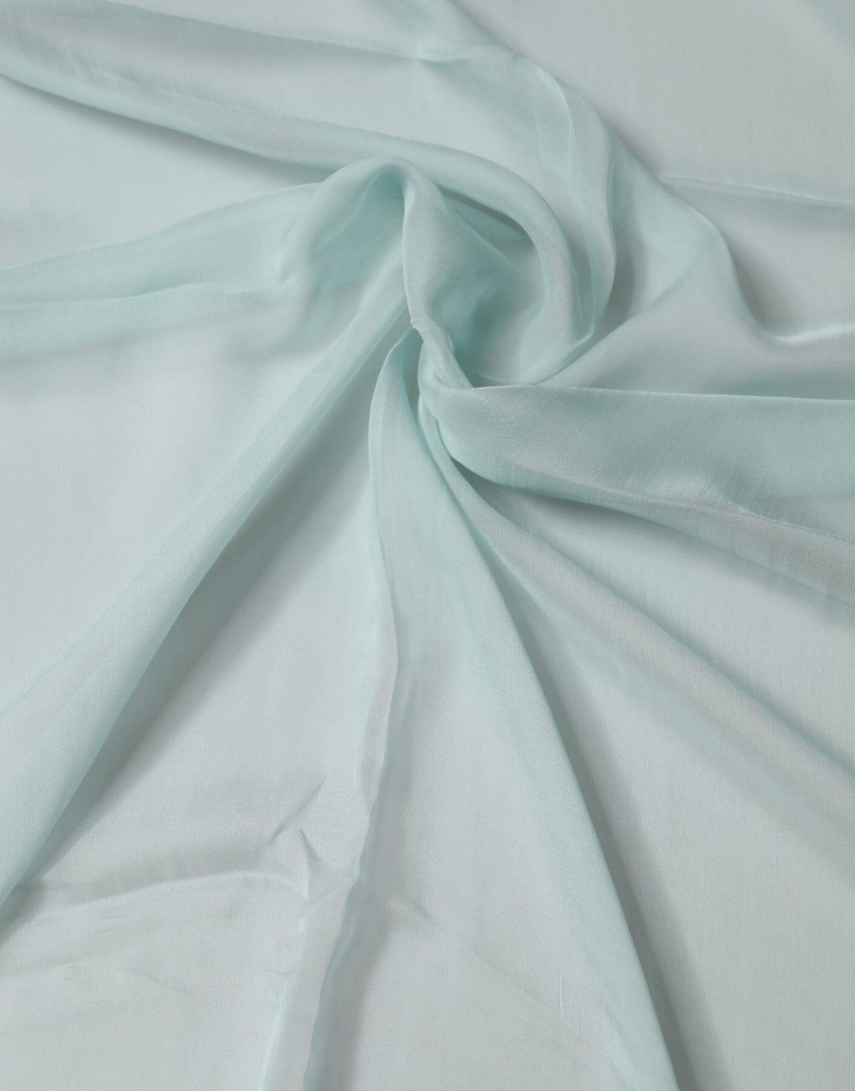 Dolce & Gabbana Light Turquoise Silk Stole Neck Scarf Shawl