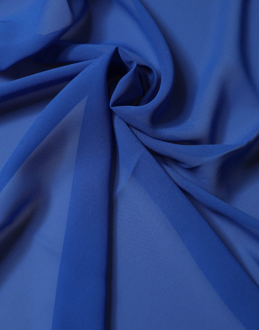 Dolce & Gabbana Blauer Seidenschal Stola Herrenschal