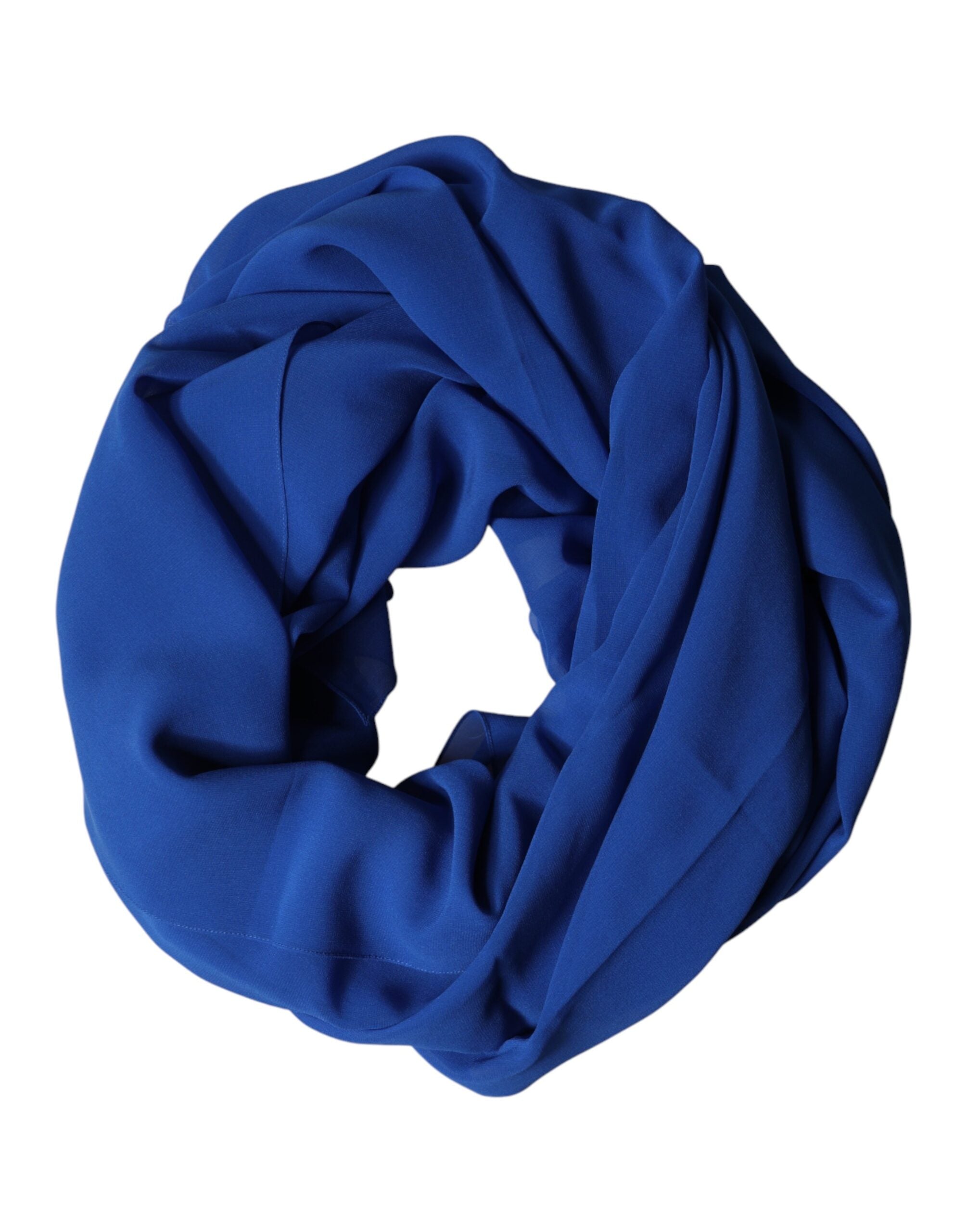 Dolce & Gabbana Blauer Seidenschal Stola Herrenschal