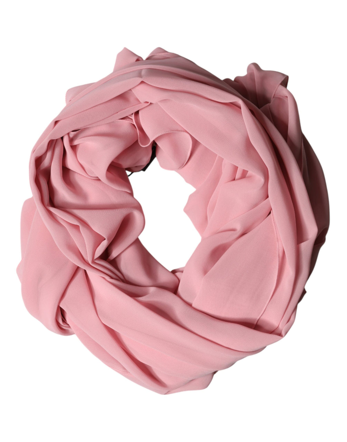 Dolce & Gabbana Pink Silk Stole Neck Wrap Shawl Men's Scarf