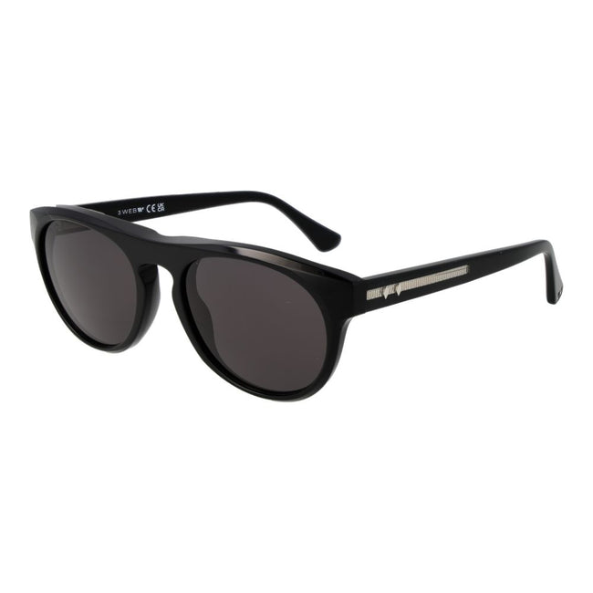 Web Schwarze Sonnenbrille aus Acetat