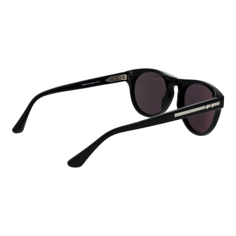 Web Schwarze Sonnenbrille aus Acetat