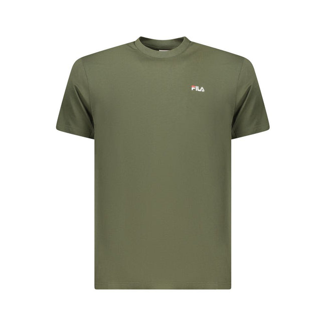 Fila Verde Baumwoll-T-Shirt für Herren