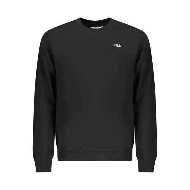 Fila Schwarzer Herren-Sweatshirt aus Bio-Baumwolle