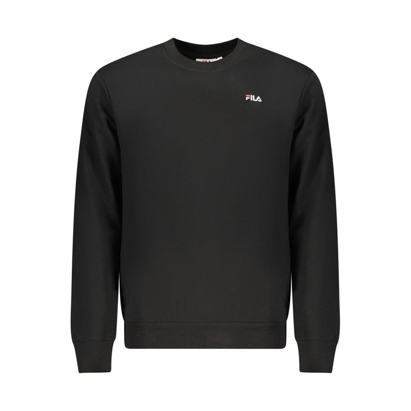 Fila Schwarzer Herren-Sweatshirt aus Bio-Baumwolle