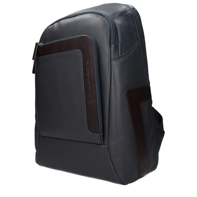Piquadro Grauer Lederrucksack