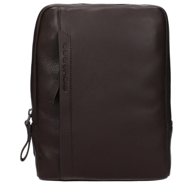 Piquadro Braune Leder Umhängetasche
